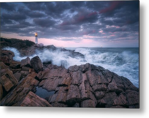 Portland Metal Print featuring the photograph Sounds Of Sea Crying by Ben.c.l