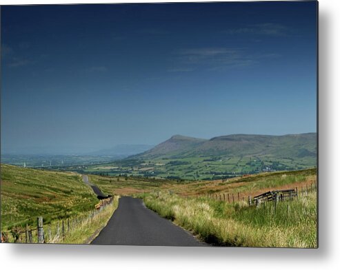 Sperrins Metal Print featuring the photograph Sperrins Mountain Road, Derry, Ireland by Oliver Molloy