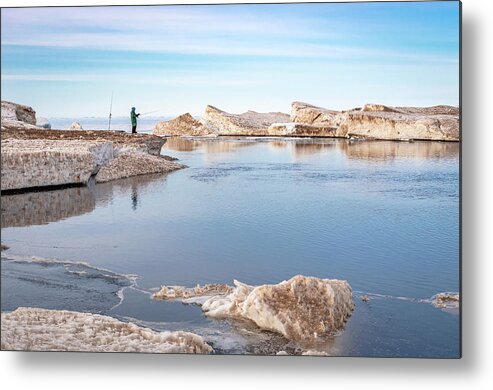 Footsore Fotography Metal Print featuring the photograph Spring Fishing by Gary McCormick