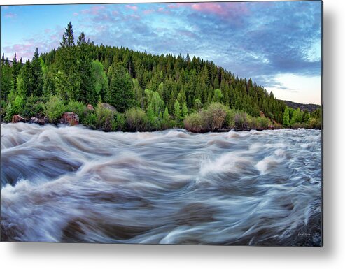 Beautiful Metal Print featuring the photograph Spring Runoff by Leland D Howard