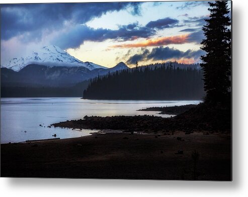 Spring Metal Print featuring the photograph Spring Storm Elk Lake by Cat Connor