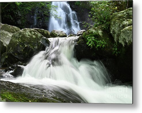 Tennessee Metal Print featuring the photograph Spruce Flats Falls 1 by Phil Perkins