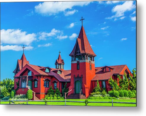 Church Metal Print featuring the photograph St Andrews Episcopal Church by Cathy Kovarik