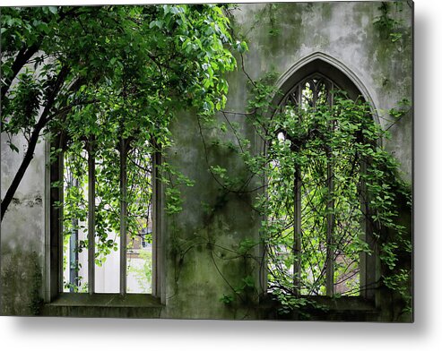 St Metal Print featuring the photograph St Dunstan in the East by Nicholas Blackwell