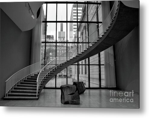 Fineartroyal Metal Print featuring the photograph Staircase of Chicago Art Institute by FineArtRoyal Joshua Mimbs