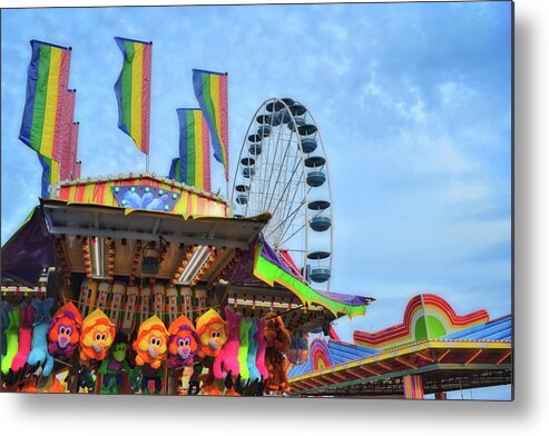 Amusement Metal Print featuring the photograph Step Right Up by JAMART Photography