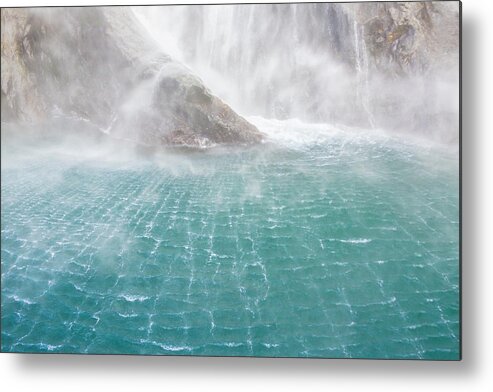 Spray Metal Print featuring the photograph Stirling Falls, Milford Sound by David Madison