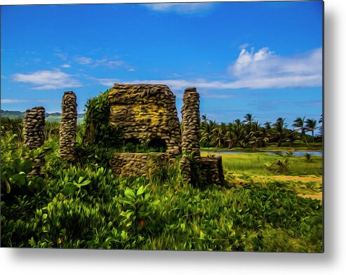 Oven Metal Print featuring the photograph Stone oven by Stuart Manning