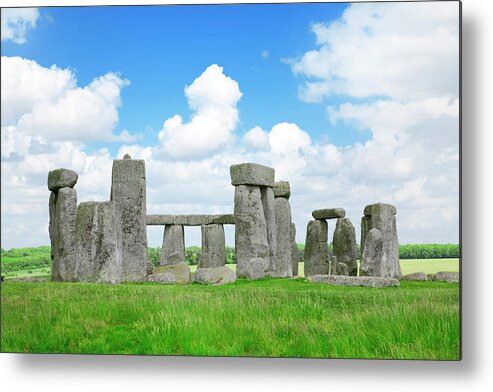 Prehistoric Era Metal Print featuring the photograph Stonehenge by Stratol