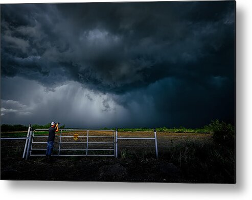 Stor Metal Print featuring the photograph Storm Chaser by Liguang Huang