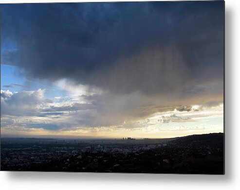 Wind Metal Print featuring the photograph Stormy Sky by Kevinjeon00