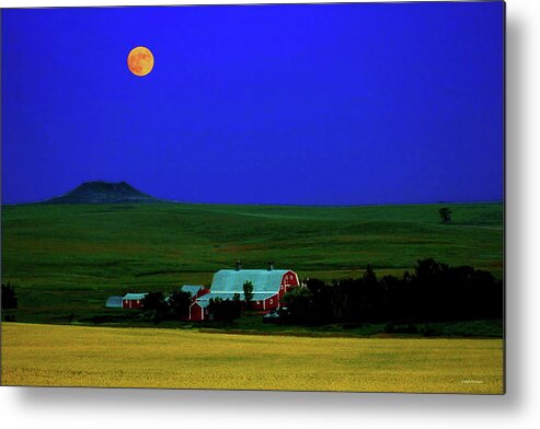 Full Moon Metal Print featuring the photograph Strawberry Moon by Joseph Noonan