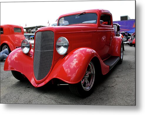 Engine Metal Print featuring the photograph Street Rods 33 Ford by Bkueppers
