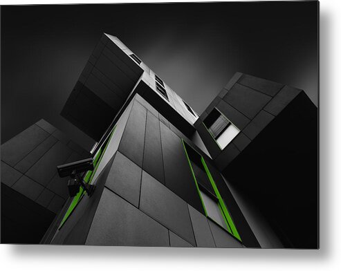 Cologne Metal Print featuring the photograph Studierenden Service Center Cologne by Adam Weh