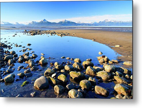 Scenics Metal Print featuring the photograph Sunrise Over Bishops Beach, Alaska,us by Feng Wei Photography