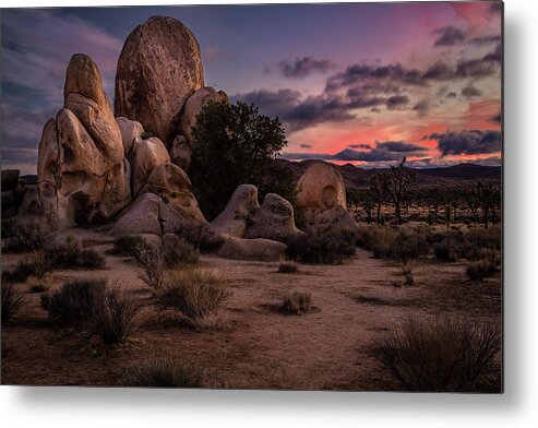 Sunset Metal Print featuring the photograph Sunset on the Rocks by Rick Strobaugh