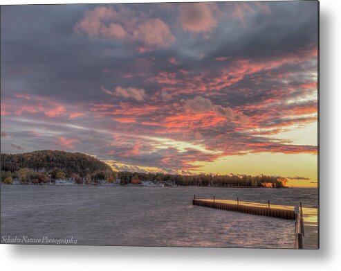 Door County Metal Print featuring the photograph Sunset over Fish Creek by Paul Schultz