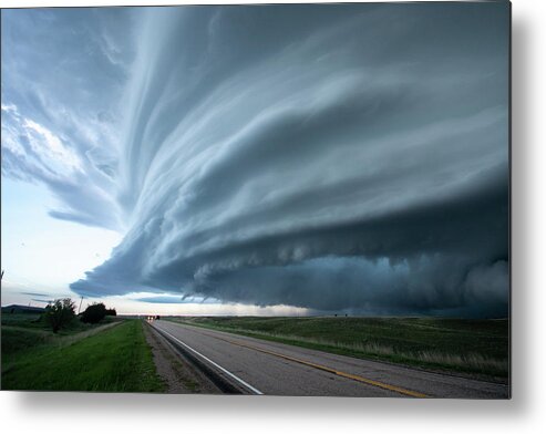Storm Metal Print featuring the photograph Super Storm by Wesley Aston