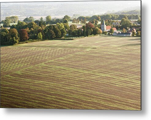 Tranquility Metal Print featuring the photograph Surrey Church by Dave Carr