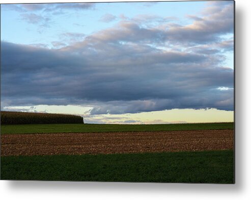 Rural Landscape Metal Print featuring the photograph Synchronized by Tana Reiff