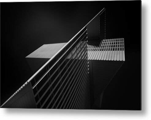 Architecture Metal Print featuring the photograph Taking Over The Sky by Jeroen Van De Wiel