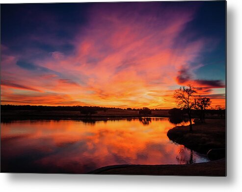 Scenics Metal Print featuring the photograph Texas Sunset by M. Magee Photography