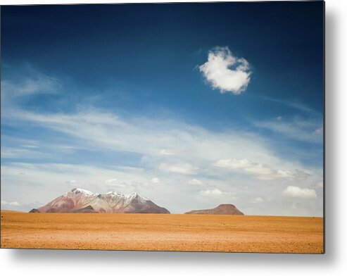 Scenics Metal Print featuring the photograph The Andes In Bolivia by Jialiang Gao