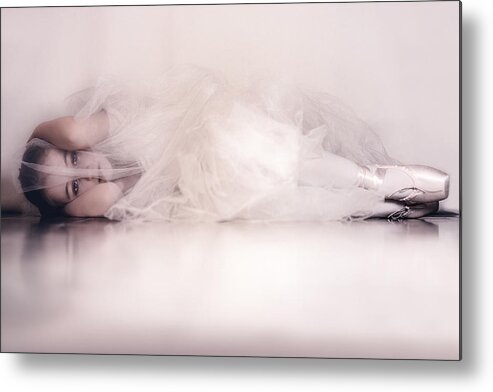 Dancer Metal Print featuring the photograph The Ballet Dancer by Lidia Vanhamme