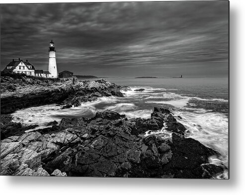 Portland Head Lighthouse Metal Print featuring the photograph The Beacon by Judi Kubes