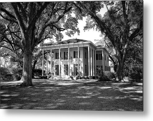 The Bragg Metal Print featuring the photograph The Bragg - Mitchell Mansion by Doc Braham