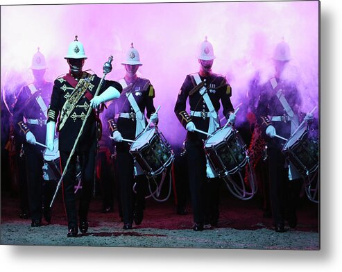 People Metal Print featuring the photograph The Dress Rehearsal Of 2012 British by Dan Kitwood