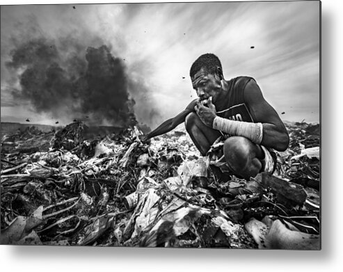 Man Metal Print featuring the photograph The End Of The Line by Joo Coelho