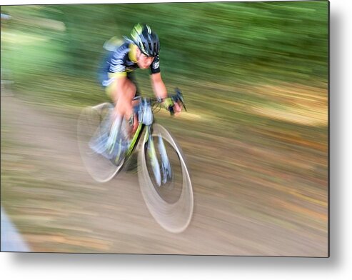 Cyclist Metal Print featuring the photograph The Eye Of The Cyclist by Matthias Lscher