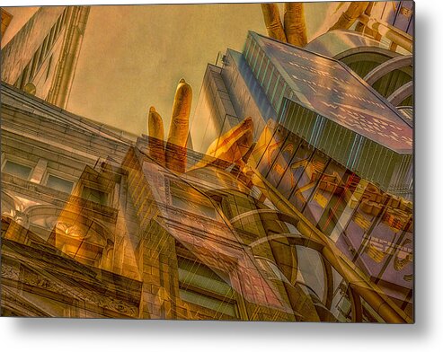 Digital Metal Print featuring the photograph The Golden Touch by Kate Hannon