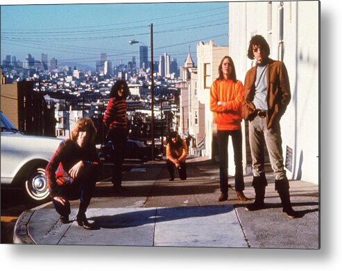 Rock Music Metal Print featuring the photograph The Grateful Dead by Hulton Archive