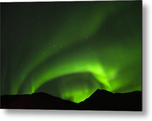 Aurora Metal Print featuring the photograph The Great Dipper And The Northern Light by Anchor Lee