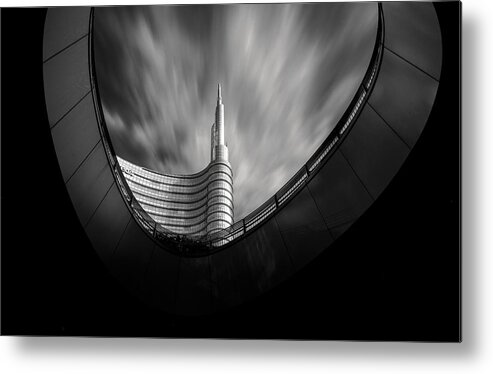 Bulb Metal Print featuring the photograph The Hole by Domenico Montemagno