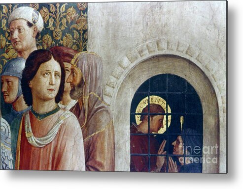 People Metal Print featuring the drawing The Judgement Of St Laurence Detail by Print Collector