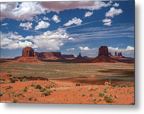 Monument Valley Metal Print featuring the photograph The Monument Valley by G Lamar Yancy