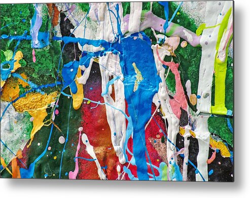 Pollock Metal Print featuring the painting The New Jackson Pollock by Don Northup