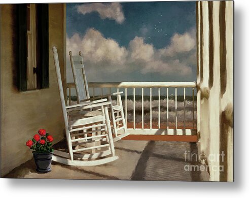 Ocean Metal Print featuring the digital art The Perfect Day by Lois Bryan