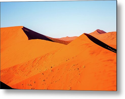  Gary Hall Metal Print featuring the photograph The Red Sands of Soussesvlei 2 by Gary Hall