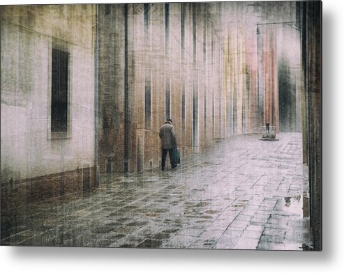 Venice Metal Print featuring the photograph The Resident by Roswitha Schleicher-schwarz