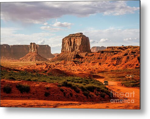 Photographs Metal Print featuring the photograph The Speedway, Monument Valley by Felix Lai