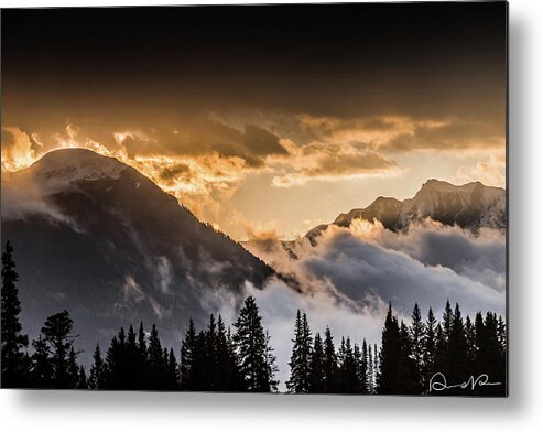 Clouds Metal Print featuring the photograph The Sun is Coming by Dennis Dempsie