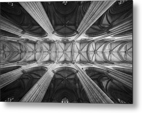Gothic Metal Print featuring the photograph The Unbearable Lightness Of Stone by Fernando Silveira