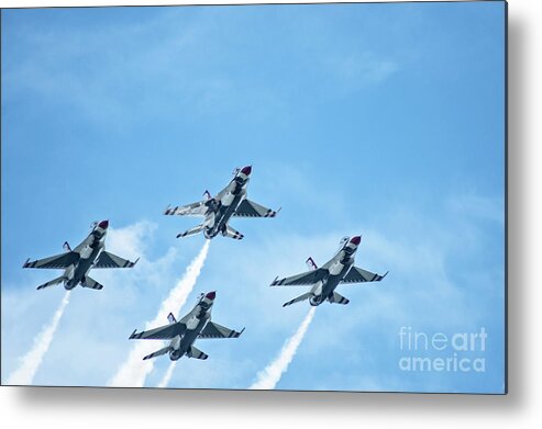 Air Metal Print featuring the photograph Thunderbirds No.1 by Scott Evers