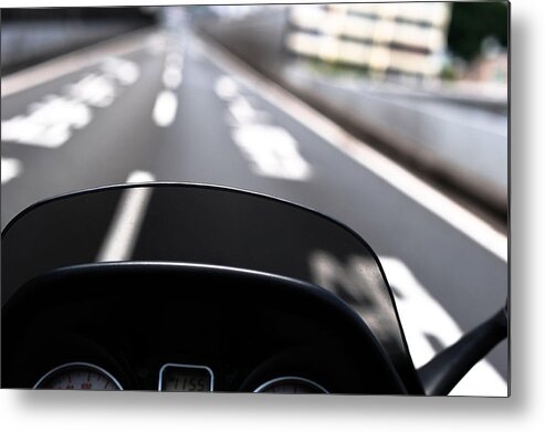 Outdoors Metal Print featuring the photograph Tokyo Highway Portrait by By Salvador Nissi Vilcovsky