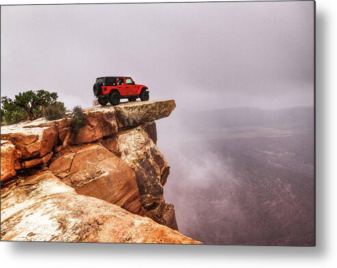 Moab Metal Print featuring the photograph Top of the World by Brett Engle