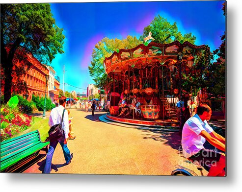  Metal Print featuring the photograph Toulouse Carnevale by Jack Torcello